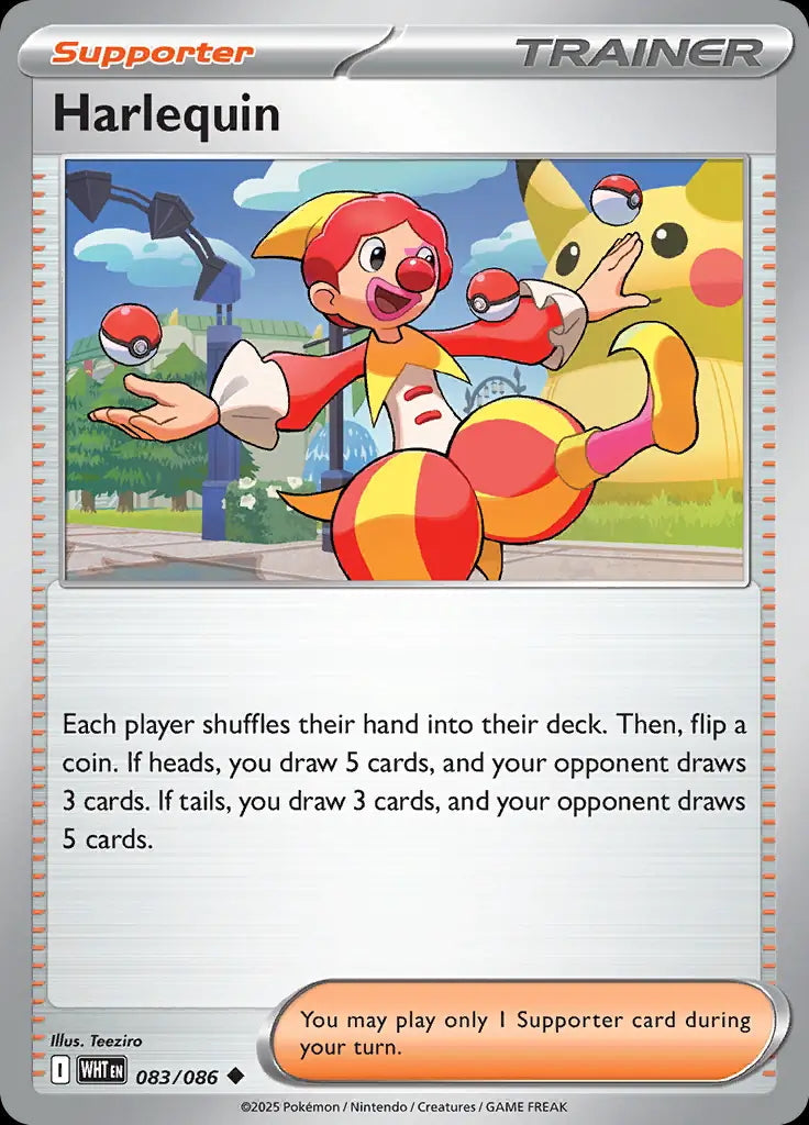 White Flare Harlequin #83/86